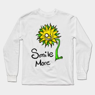 Smilie Dark Sunflower Long Sleeve T-Shirt